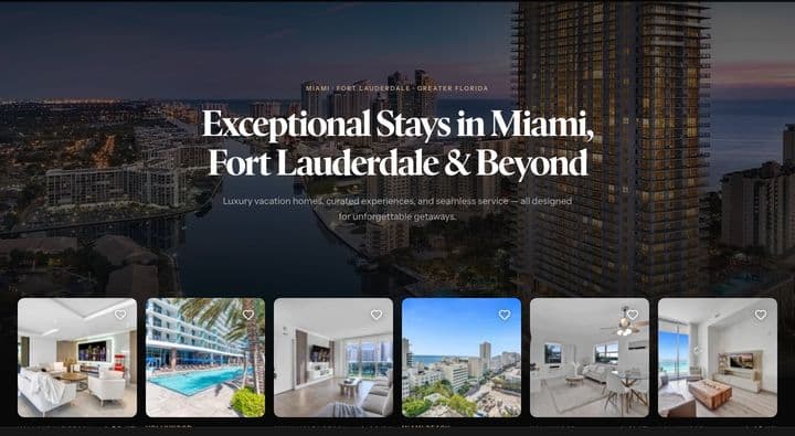 Ventur homepage — luxury homes in Miami and Fort Lauderdale